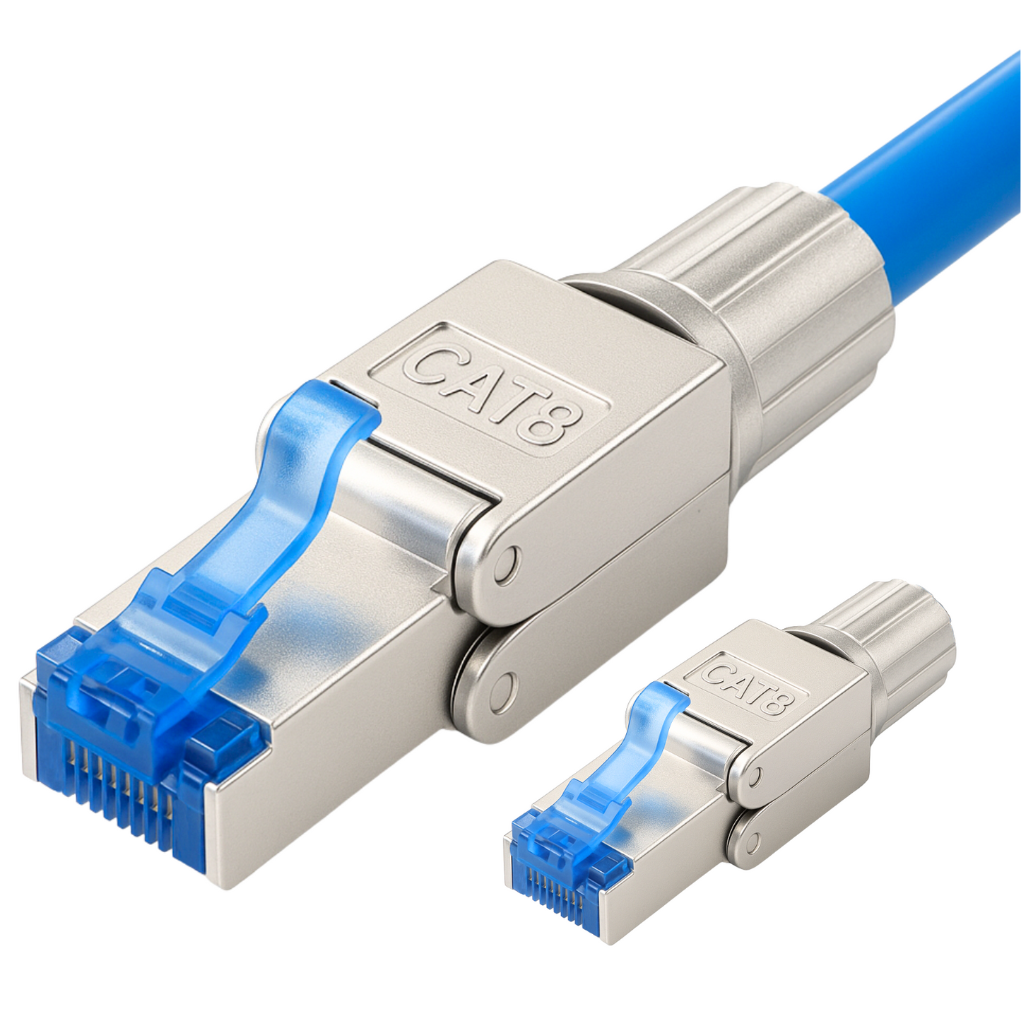 CAT 8 Netzwerkstecker RJ-45 Gigabit für Patchkabel Verlegekabel Cat 8 LAN