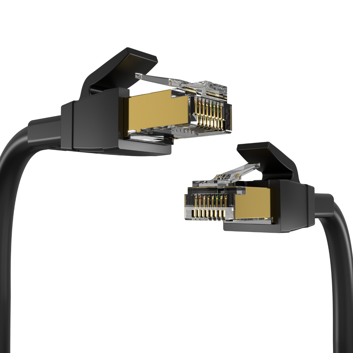 Câble LAN CAT 8.1 Câble réseau Câble patch 40,0 Gbits RJ45 S/FTP Cuivre PiMF pour PC Routeur Modem Switch