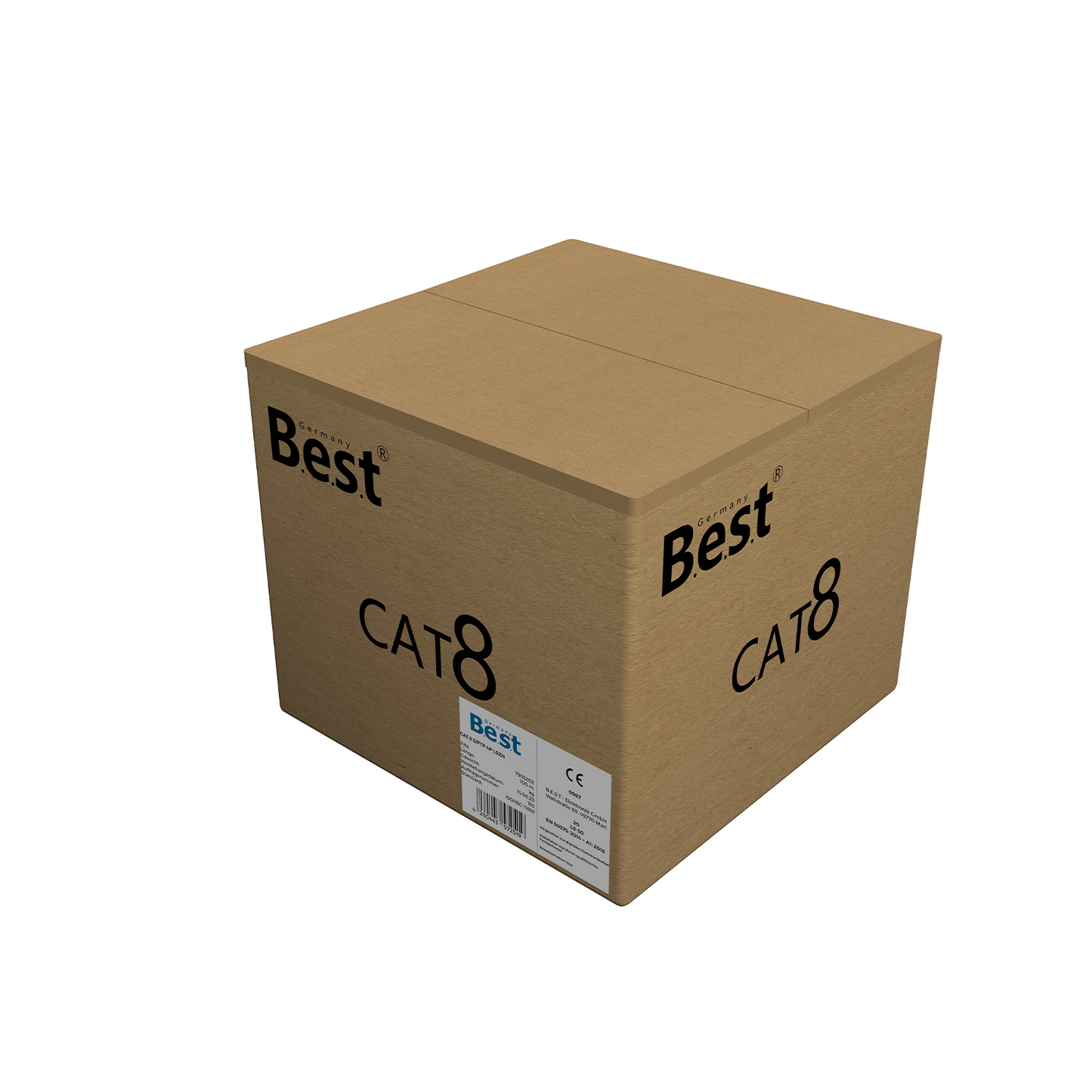 100M CAT 8 Netzwerkkabel Verlegekabel Kupfer LAN Kabel Ethernetkabel S/FTP 40 Gbit/s Kat 8 reines Kupfer Datenkabel PoE++ LSZH Datenkabel Simplex