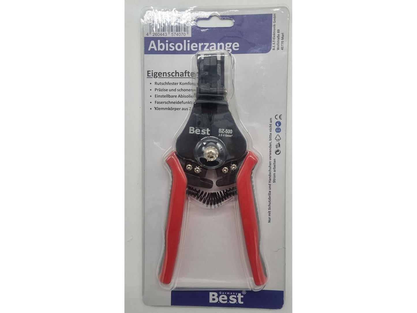 Solar Abisolierzange MC4 Solarkabel Werkzeug Kabel Solarzange Stecker