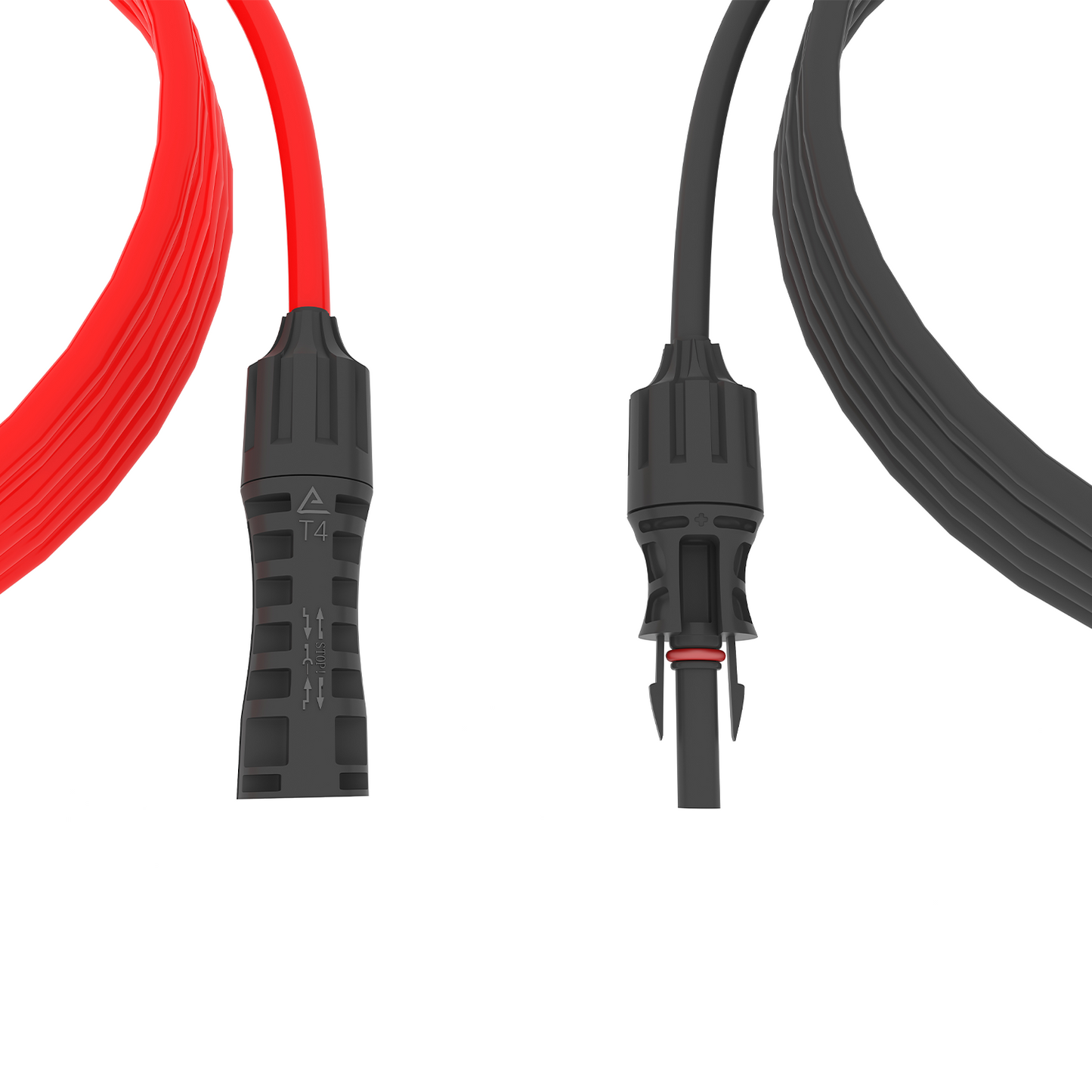 Solarkabel 6mm² Verlängerungskabel Solarstecker reines Kupfer für Solaranlagen inkl. PV Stecker Rot+Schwarz Set