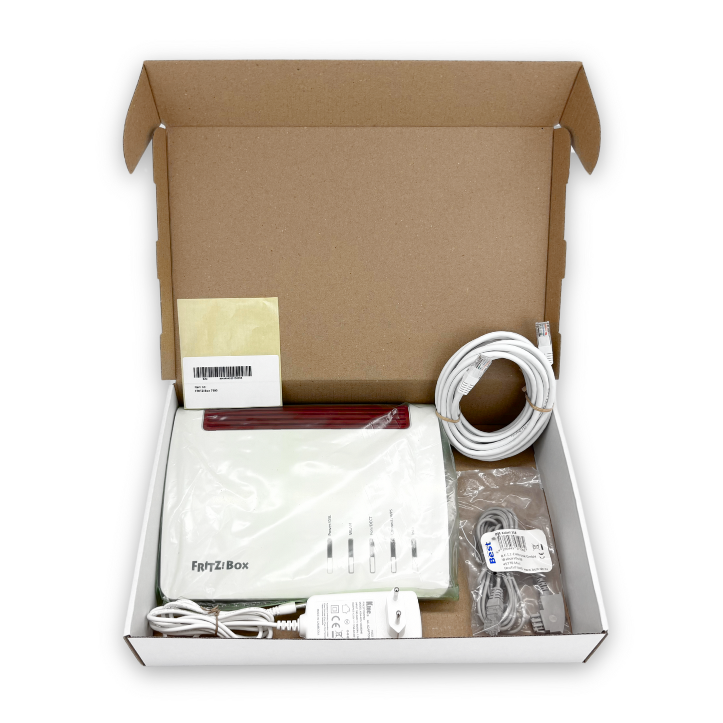 AVM FRITZBox 7590 Router refurbished mit VDSL DSL Supervectoring Modem MESH WLAN Gigabit