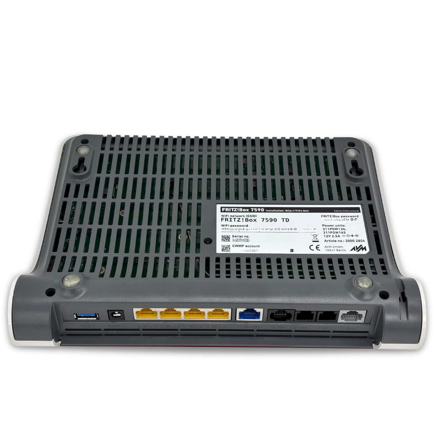 AVM FRITZBox 7590 Router refurbished mit VDSL DSL Supervectoring Modem MESH WLAN Gigabit