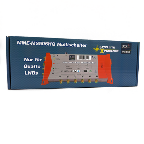 BEST Multiswitch Multicontacteur 5/6 NUMÉRIQUE HD 4K, 6 participants, UltraHD 3D