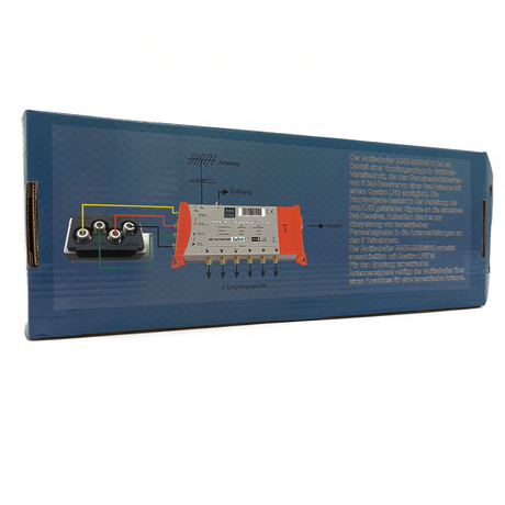 BEST Multiswitch Multicontacteur 5/6 NUMÉRIQUE HD 4K, 6 participants, UltraHD 3D