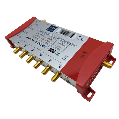 BEST Multiswitch répartiteur 5/6 NUMÉRIQUE HD 4K, 6 participants, UltraHD 3D + LNB Quattro