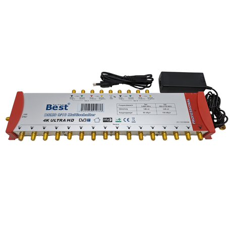 BEST Multiswitch Multischalter 9/16 numérique HD 4K, 16 participants, UltraHD 3D NEUF