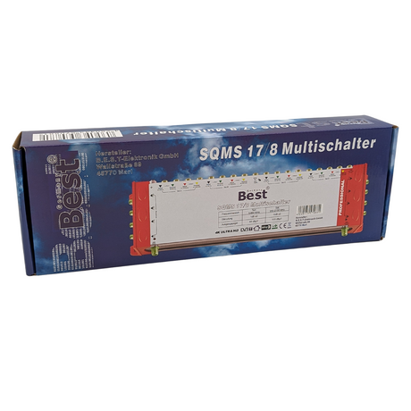 BEST Multiswitch Multischalter 9/16 numérique HD 4K, 16 participants, UltraHD 3D NEUF