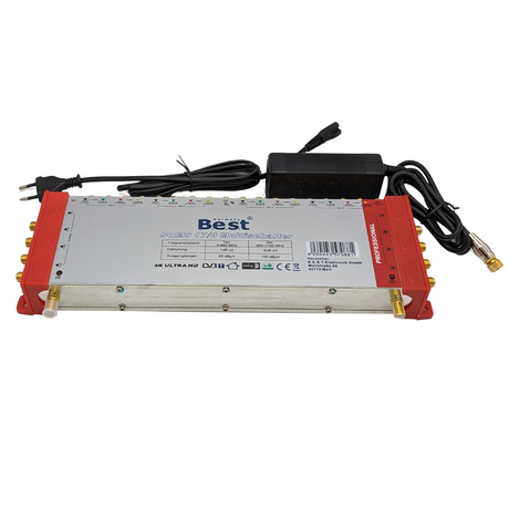 BEST Multiswitch Multicontacteur 17/8 NUMÉRIQUE HD 4K, 8 participants, UltraHD 3D NEUF