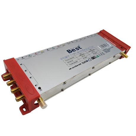 BEST Multiswitch Multicontacteur 17/8 NUMÉRIQUE HD 4K, 8 participants, UltraHD 3D NEUF