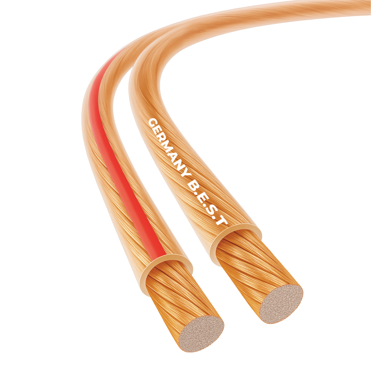 Lautsprecherkabel 25m-100m 2x2,5mm² für Lautsprecher & Heimkinosysteme, HiFi Kabel Boxenkabel CCA - Kupfer Aluminium