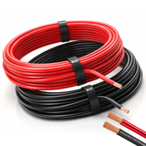 Fahrzeugleitung 0,75-6,00mm² 5-20m Rot/Schwarz FLRY-B SET 100% Vollkupfer – Fahrzeugleitung als Ring – Auto Stromkabel bis 60V – flexible Litze für PKW, LKW, Motorrad, Wohnmobil, Auto Hifi, Bordelektrik