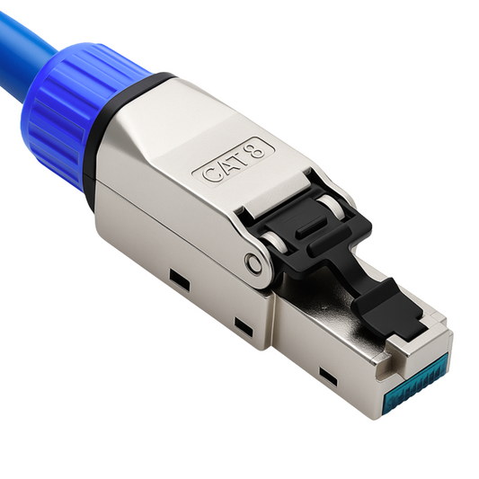 CAT 8 Netzwerkstecker RJ-45 Gigabit für Patchkabel Verlegekabel Cat 8 LAN