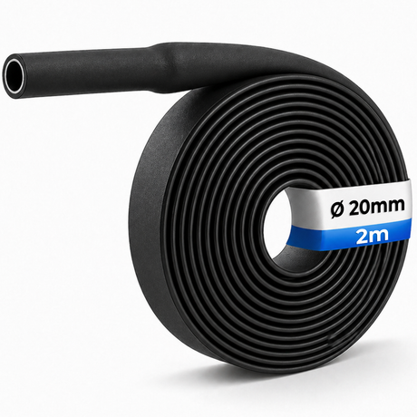 Schrumpfschlauch wasserdicht 2m Ø8-52mm mit Innenkleber, 4:1 Schrumpfverhältnis, PVC hitzebeständig & flammhemmend, Kabelisolierung, KFZ Elektrik, Lötstellen, Reparatur, Elektrotechnik, DIY Set