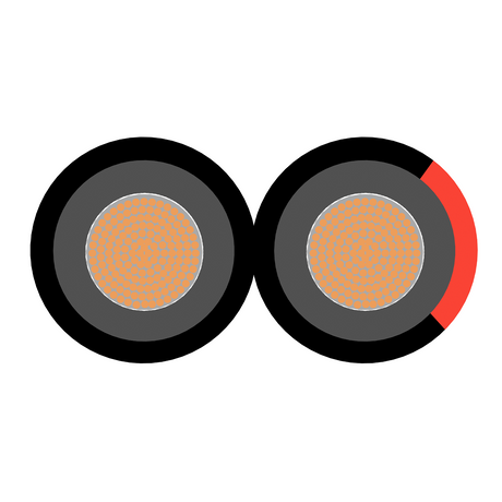 Solarkabel Duplex PV Kabel 4-6mm2 TÜV Zertifiziertes Solar Kabel aus Kupfer, Photovoltaik Kabel 50-100m Schwarz und Rot