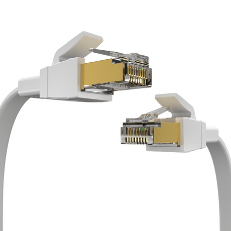 LAN Kabel CAT 8.1 Netzwerkkabel Patchkabel 40,0 Gbits RJ45 S/FTP Kupfer PiMF für PC Router Modem Switch