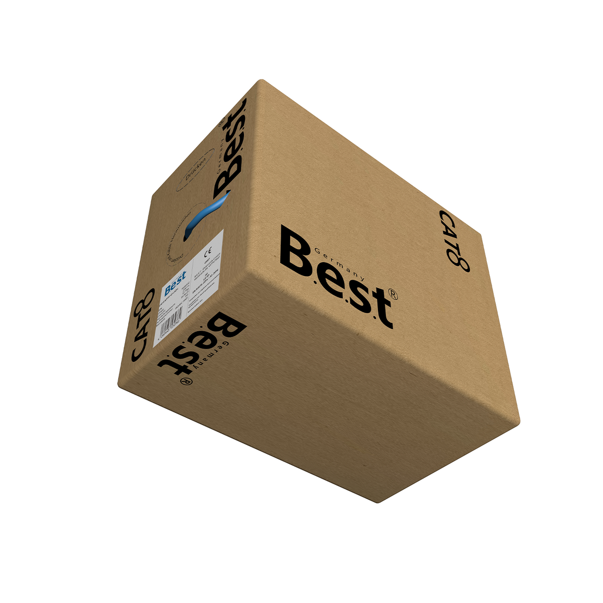 200M CAT 8 Netzwerkkabel Verlegekabel Kupfer LAN Kabel Ethernetkabel S/FTP 40 Gbit/s Kat 8 reines Kupfer Datenkabel PoE++ LSZH Datenkabel Simplex