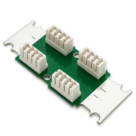 Module de connexion LSA CAT 7 – Coupleur de connecteur réseau pour câbles d'installation CAT 7 / CAT 6A / CAT 6 / CAT 5e – Connecteur de câble Ethernet LAN – AWG 22-26 – Compatible 10 Gbit