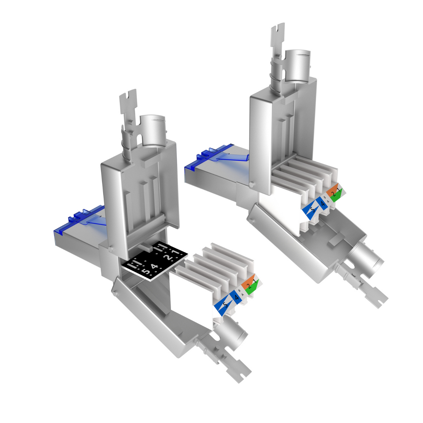 CAT 8 Netzwerkstecker RJ-45 Gigabit für Patchkabel Verlegekabel Cat 8 LAN