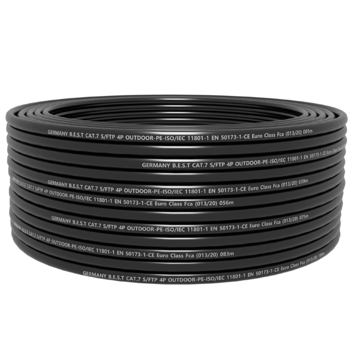 CAT 7 100M Simplex Erdkabel Netzwerkkabel Outdoorkabel LAN Kabel Ethernetkabel S/FTP 10 Gbit/s Kat 7 reines Kupfer PoE+ LSZH Datenkabel