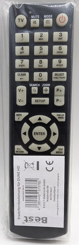 Télécommande de remplacement pour Dune HD