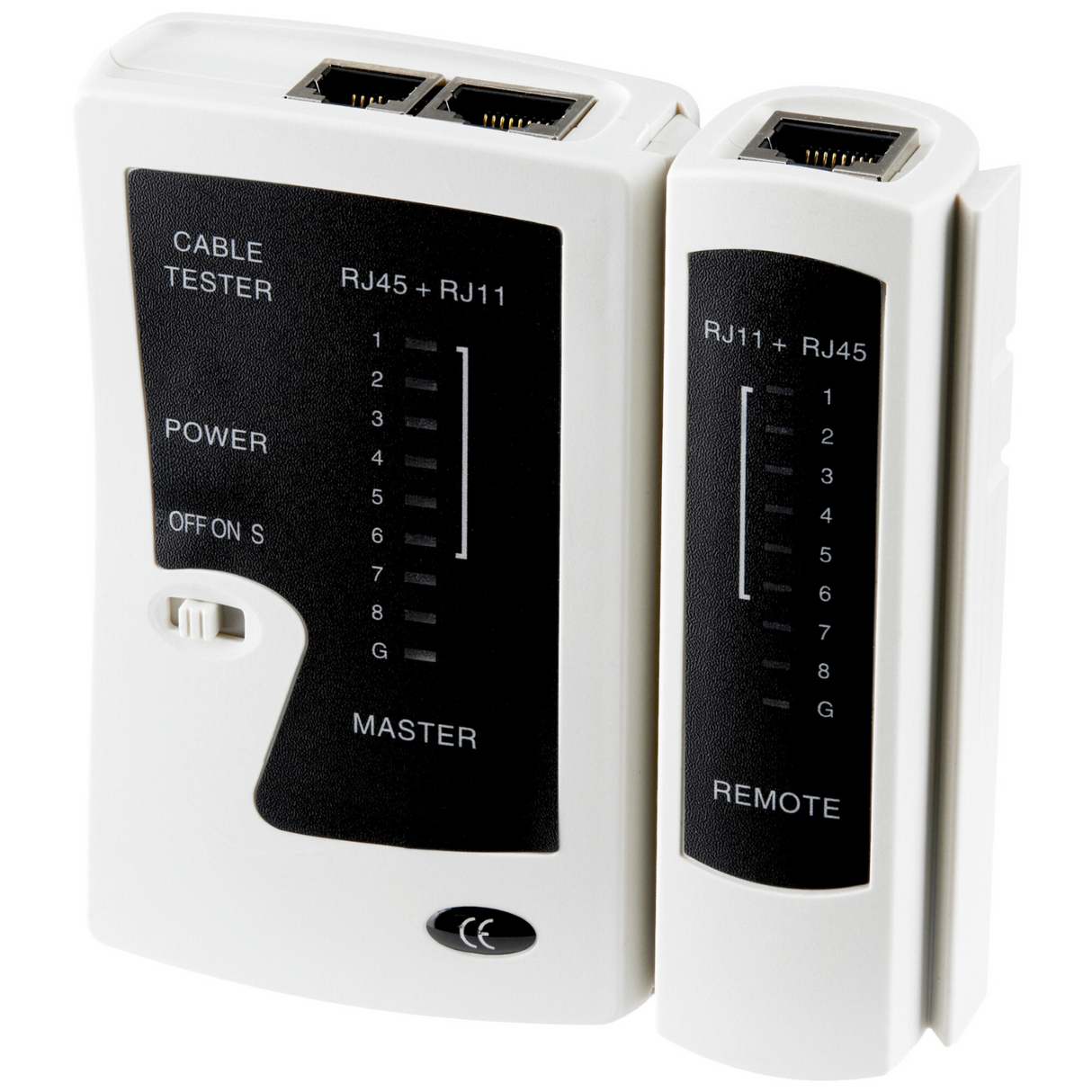 Kabeltester Netzwerktester für RJ45 & RJ11 Stecker