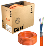 CAT 7 200M Simplex Netzwerkkabel Verlegekabel Kupfer LAN Kabel Ethernetkabel S/FTP 10 Gbit/s Kat 7 reines Kupfer Datenkabel PoE+ LSZH Datenkabel