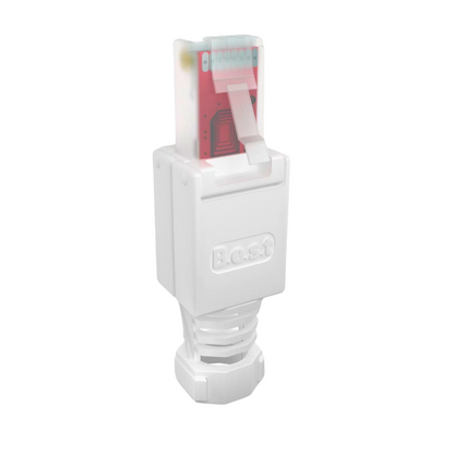 Netzwerkstecker RJ45 CAT6 werkzeugfrei - Werkzeugloser LAN UTP Kabel Stecker für CAT5, CAT6, CAT7 - Geeignet für Verlege- und Patchkabel