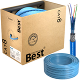 200M CAT 8 Netzwerkkabel Verlegekabel Kupfer LAN Kabel Ethernetkabel S/FTP 40 Gbit/s Kat 8 reines Kupfer Datenkabel PoE++ LSZH Datenkabel Simplex