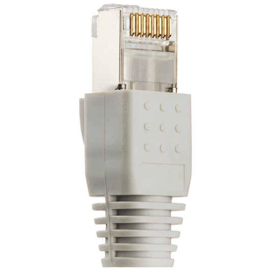 RJ45 Netzwerkstecker für Datenkabel – mit Knickschutz, Einführhilfe & Zugentlastung für CAT6/CAT6A/CAT7 Kabel