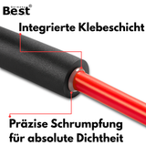 Schrumpfschlauch Set 400-teilig wasserdicht mit Innenkleber, 3:1 Schrumpfverhältnis, PVC hitzebeständig & flammhemmend, für Kabelisolierung, KFZ, Elektrik, Lötstellen, Reparatur, DIY