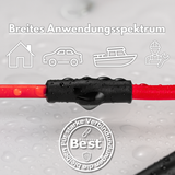 Schrumpfschlauch Set 400-teilig wasserdicht mit Innenkleber, 3:1 Schrumpfverhältnis, PVC hitzebeständig & flammhemmend, für Kabelisolierung, KFZ, Elektrik, Lötstellen, Reparatur, DIY