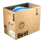 200M CAT 8 Netzwerkkabel Verlegekabel Kupfer LAN Kabel Ethernetkabel S/FTP 40 Gbit/s Kat 8 reines Kupfer Datenkabel PoE++ LSZH Datenkabel Simplex