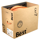 CAT 7 200M Simplex Netzwerkkabel Verlegekabel Kupfer LAN Kabel Ethernetkabel S/FTP 10 Gbit/s Kat 7 reines Kupfer Datenkabel PoE+ LSZH Datenkabel